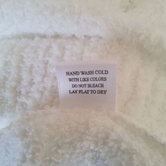 Hello Nite Plush Pullover Cozy Super Soft Crewneck Loungwear Sweater M White New - Picture 6 of 8